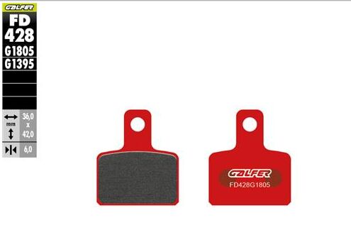 Galfer Semi-Metallic Brake Pads for 2009-2025 BETA EVO Multi-Purpose Off-Road Rear Semi-Sintered Metal Set #FD428G1805