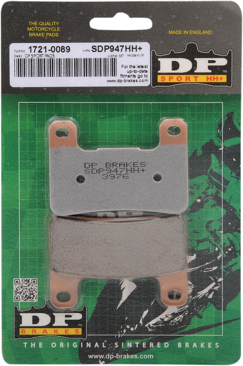 DP Brakes SDP Sport HH+ Sintered Brake Pads Front Sintered Metal Copper Alloy Set of 2