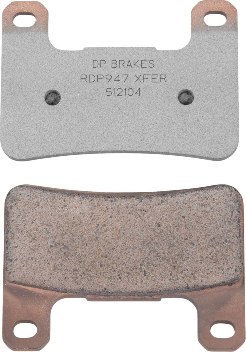 DP Brakes RDP X-Race Titanium Sintered Brake Pads RDP Racing Front Sintered Metal Copper Alloy Set of 2