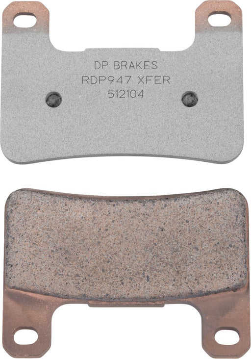 DP Brakes RDP X-Race Titanium Sintered Brake Pads RDP Racing Front Sintered Metal Copper Alloy Set of 2