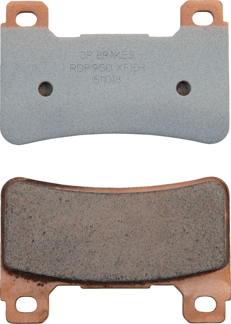 DP Brakes RDP X-Race Titanium Sintered Brake Pads for 2004-2018 HONDA RDP Racing Front Sintered Metal Copper Alloy Set of 2 #RDP950