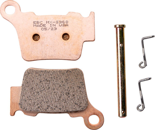 EBC Racing Sintered "MXS" Brake Pads MXS-Series Rear Sintered Metal Bronze Set of 2