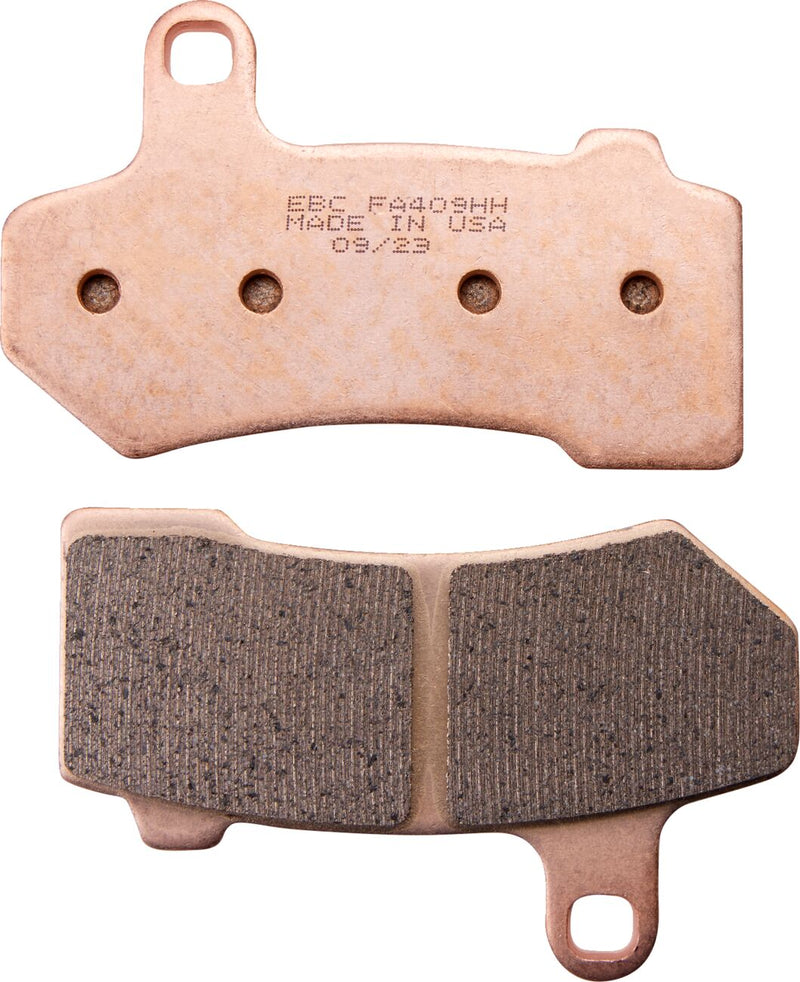 EBC HH Sintered Harley/Buell Brake Pads for 2003, 2005-2024 Harley-Davidson FA-HH Series Front Rear Sintered Metal Copper Alloy Set of 2
