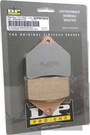 DP Brakes SDP Pro-SNX HH+ Sintered Brake Pads for 2003-2020 ARCTIC CAT Front Sintered Metal Copper Alloy Set of 2