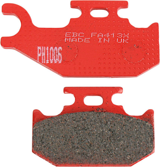 EBC Sport Carbon "X" Brake Pads FA-TT Series Front Left Semi-Sintered Metal Carbon Graphite Set of 2