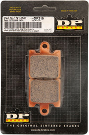DP Brakes Standard DP Sintered Brake Pads for 1998-2010 SUZUKI Front Sintered Metal Set