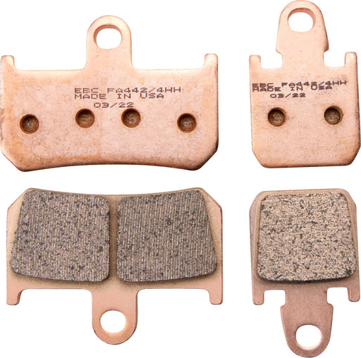 EBC Sintered "HH" Brake Pads for 2007-2017 YAMAHA FA-HH Series Front Sintered Metal Copper Alloy Set of 2