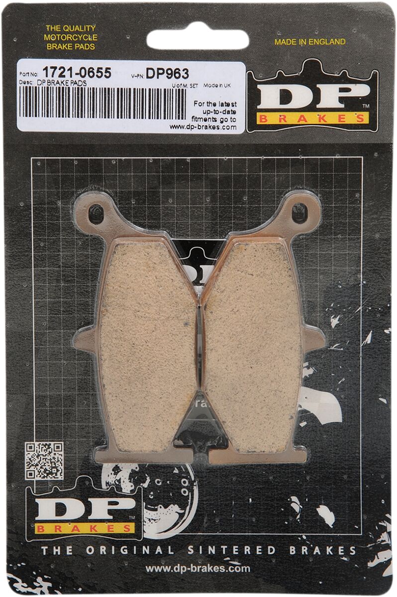 DP Brakes Standard DP Sintered Brake Pads for 2006-2025 SUZUKI Rear Sintered Metal Set #DP963