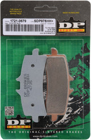 DP Brakes SDP Sport HH+ Sintered Brake Pads Front Sintered Metal Copper Alloy Set of 2 #SDP978HH+