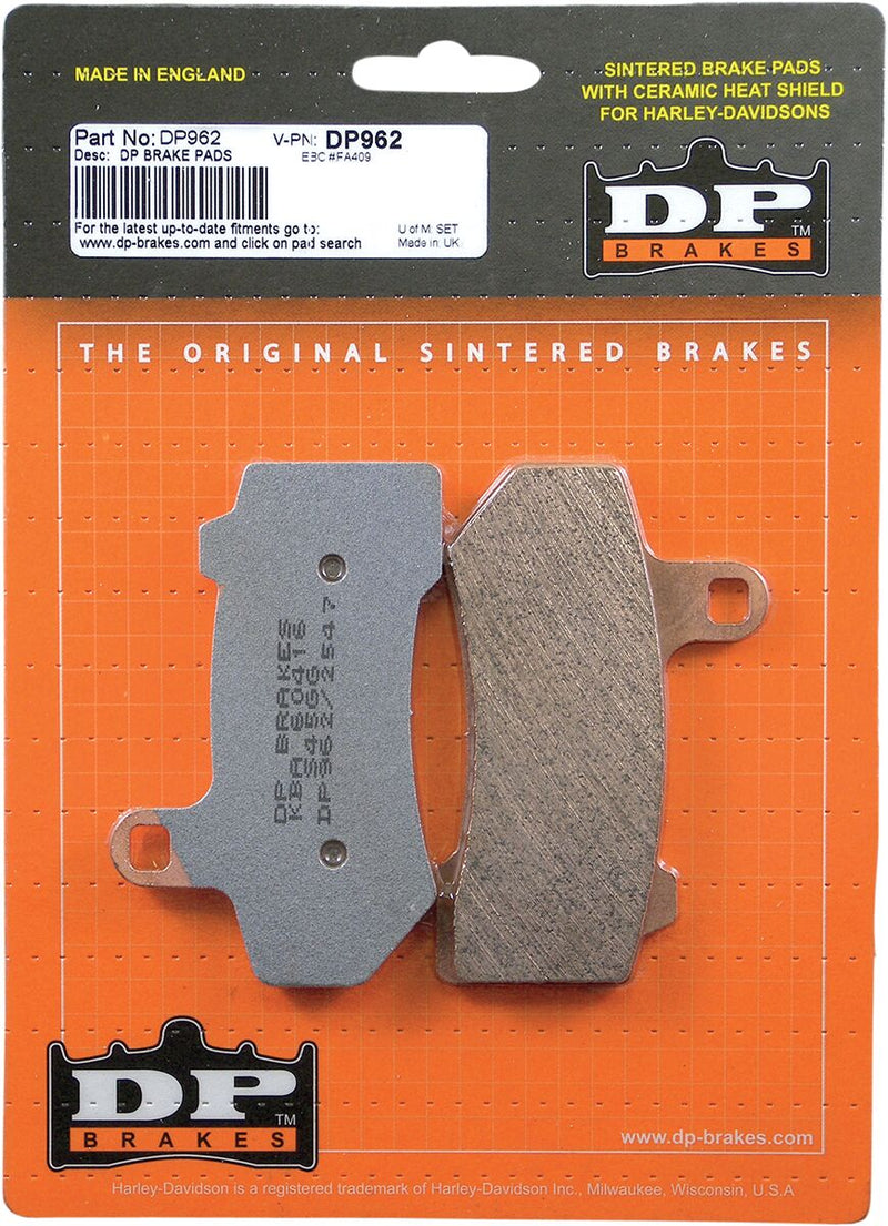 Sintered Metal Harley/Buell Brake Pads Softail,
Revolution,
Touring,
V-Rod,
Trike