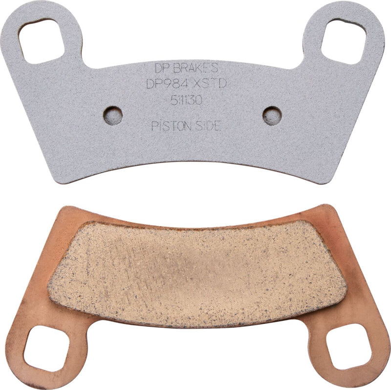 DP Brakes ATV/UTV Sintered Metal Brake Pads for 2008-2024 POLARIS Front Rear Copper Alloy Set of 2