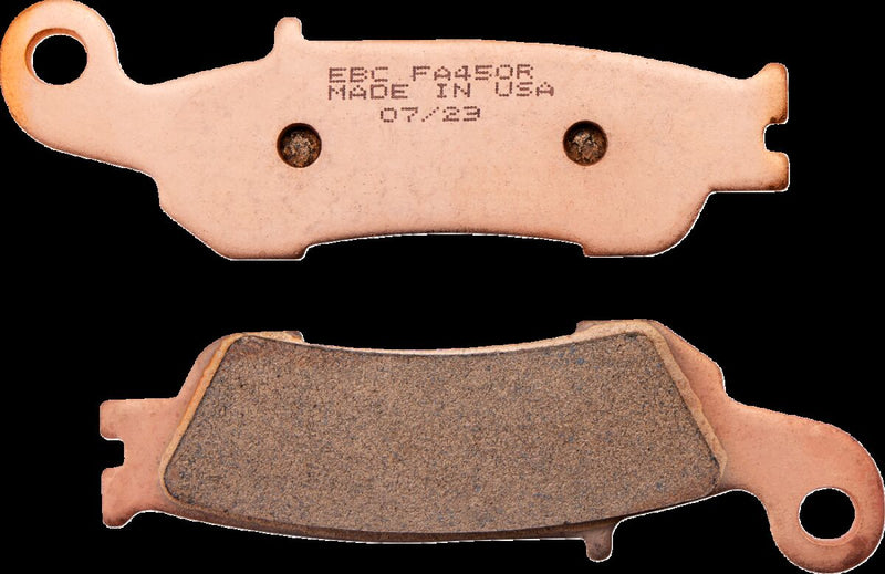 EBC Long-Life Sintered "R" Brake Pads for 2006-2024 YAMAHA FA-R Series Front Sintered Metal Bronze Set of 2