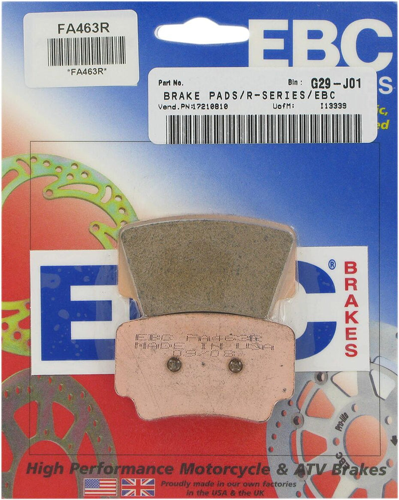 EBC Long-Life Sintered "R" Brake Pads for 2008-2012 KTM FA-R Series Rear Sintered Metal Bronze Set