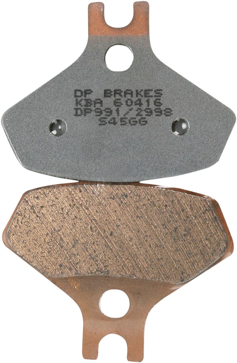 DP Brakes ATV/UTV Sintered Metal Brake Pads for 2008-2015 CAN AM (BRP) DS 450 EFI 2x4 Front Copper Alloy Set of 2