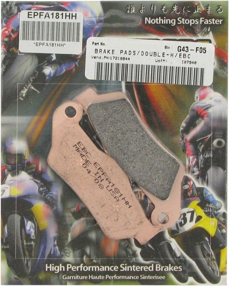 EBC Extreme Performance Sintered "EPFA" Brake Pads EPFA-HH Series Front Sintered Metal Set of 2
