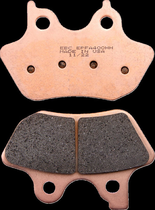 EBC Extreme Performance Sintered "EPFA" Brake Pads for 2000-2007 Harley-Davidson EPFA-HH Series Front Rear Sintered Metal Copper Set of 2