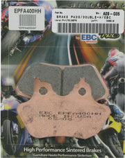 EBC Extreme Performance Sintered "EPFA" Brake Pads for 2000-2007 Harley-Davidson EPFA-HH Series Front Rear Sintered Metal Copper Set of 2