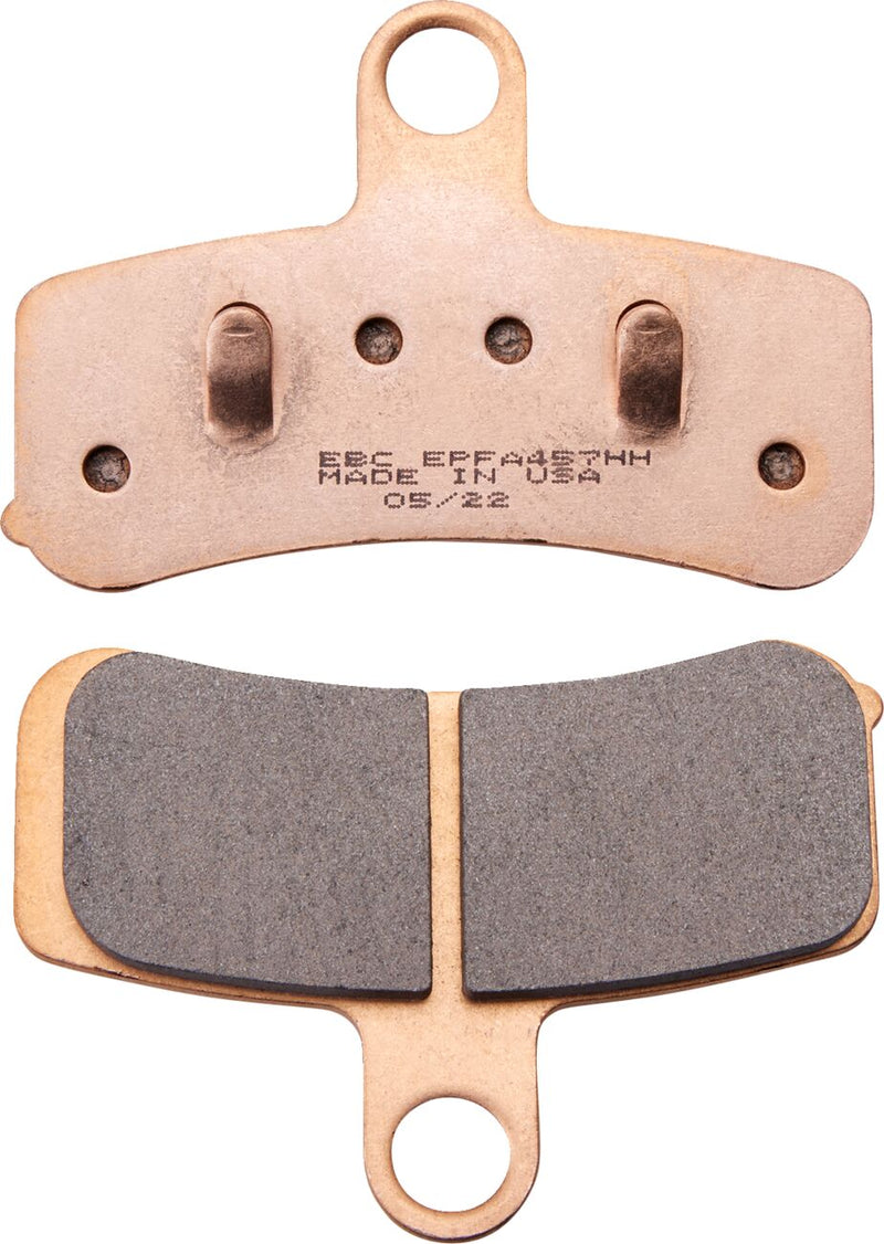 EBC Extreme Performance Sintered "EPFA" Brake Pads for 2008-2017, 2021-2022 Harley-Davidson EPFA-HH Series Front Sintered Metal Copper Set of 2