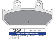 DP Brakes Standard Sintered Metal Brake Pads for 2002-2020, 2022-2024 SUZUKI Multi-Purpose Rear Copper Alloy Pair #DP968