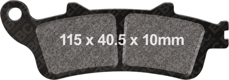 EBC Sintered "HH" Brake Pads for 2001-2017 HONDA FA-HH Series Rear Sintered Metal Copper Alloy Set of 2