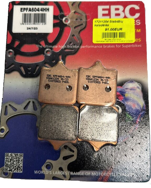 EBC EPFA Series Extreme Pro Sindered Brake Pads Street Track Front Front Left Sintered Metal Set
