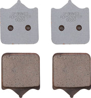 DP Brakes RDP X-Race Titanium Sintered Brake Pads RDP Racing Front Sintered Metal Copper Alloy Set of 4