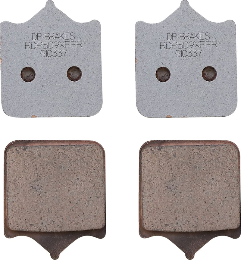 DP Brakes RDP X-Race Titanium Sintered Brake Pads RDP Racing Front Sintered Metal Copper Alloy Set of 4