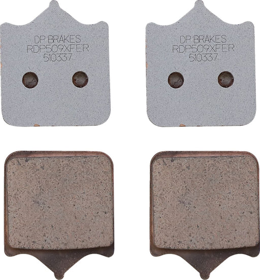 DP Brakes RDP X-Race Titanium Sintered Brake Pads RDP Racing Front Sintered Metal Copper Alloy Set of 4