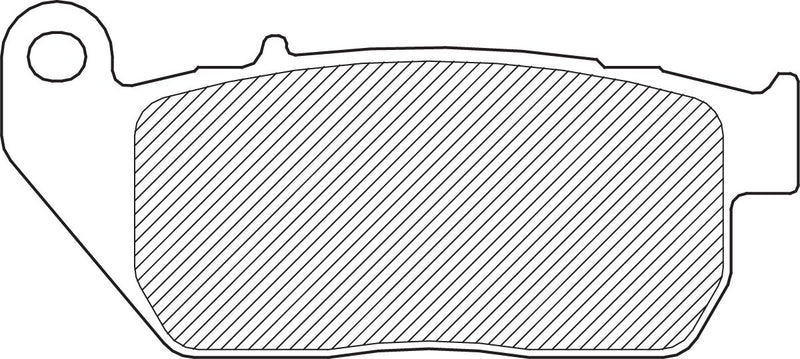 Drag Specialties Sintered Metal Harley/Buell Brake Pads Fits Harley-Davidson Sportster Models 2004-2013