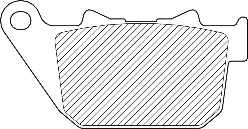 Drag Specialties Sintered Metal Harley/Buell Brake Pads Fits Harley-Davidson Dyna, Sportster Models 2004-2020