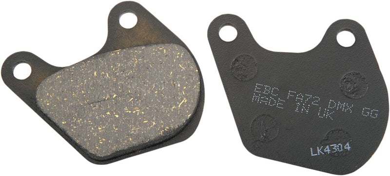 EBC Harley/Buell Brake Pads for 1972-1977, 1979-1983 Harley-Davidson FA-V Series Front Rear Semi-Sintered Metal Copper Set of 2 #FA072V