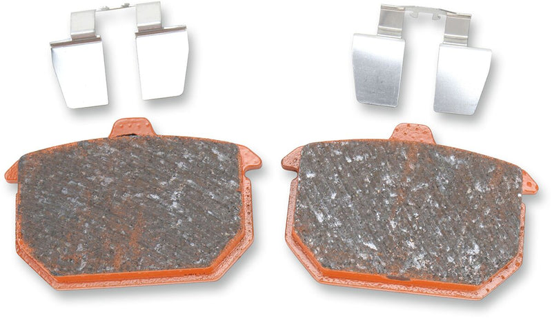 EBC Harley/Buell Brake Pads for 1982-1987 Harley-Davidson FA-V Series Rear Semi-Sintered Metal Copper Set of 2