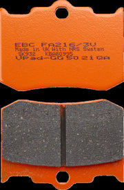 EBC Semi-Sintered "V" Brake Pads for 2002-2003 INDIAN SPIRIT 88 FA-V Series Front Left Semi-Sintered Metal Copper Set of 2