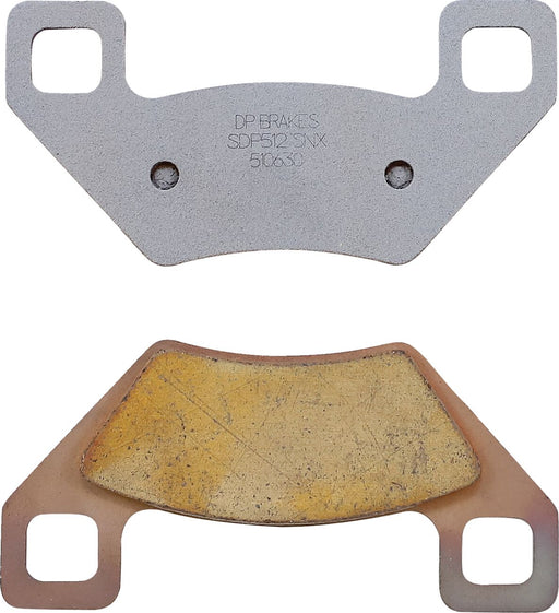 DP Brakes SDP Pro-SNX HH+ Sintered Brake Pads for 2011-2022 POLARIS Front Sintered Metal Copper Alloy Set of 2