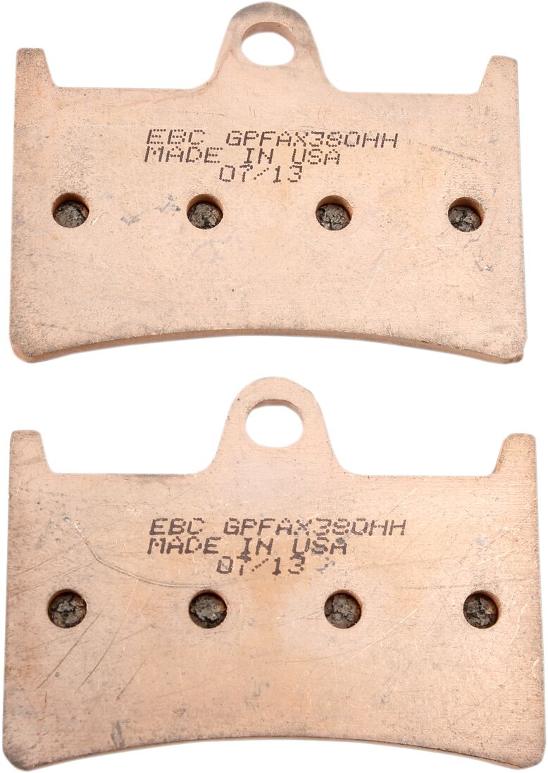 EBC Sintered Road Race "GPFAX" Brake Pads for 1998-2026 YAMAHA GPFAX-HH Series Front Sintered Metal Set of 2
