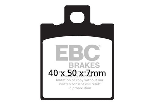 EBC Vee Semi-Sintered Brake Pads Street Front Rear Semi-Sintered Metal Pair