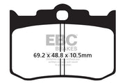 EBC FA-HH Series Sindered Brake Pads Street Front Rear Sintered Metal Pair