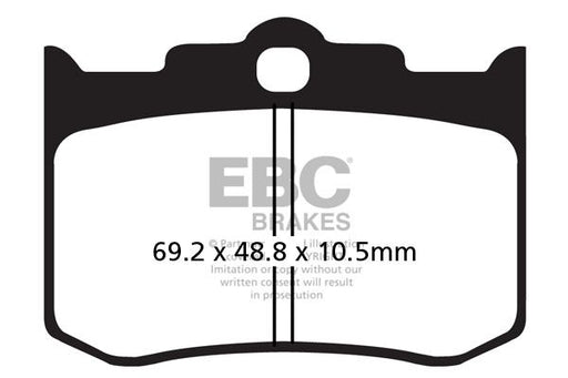 EBC FA-HH Series Sindered Brake Pads Street Front Rear Sintered Metal Pair