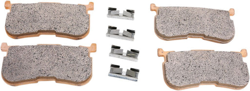EBC HH Sintered Harley/Buell Brake Pads for 2014-2019 Harley-Davidson FA-HH Series Rear Right Sintered Metal Copper Alloy Set of 4