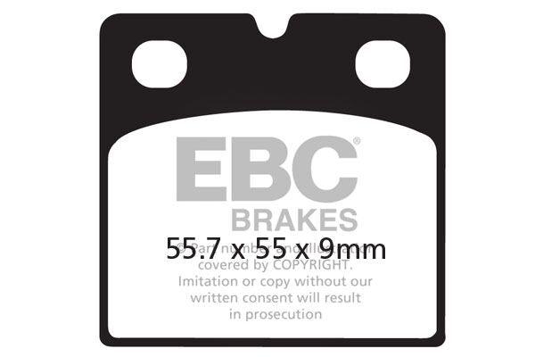 EBC Vee Semi-Sintered Brake Pads Street Front Rear Semi-Sintered Metal Semi-Metallic Pair