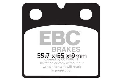 EBC Vee Semi-Sintered Brake Pads Street Front Rear Semi-Sintered Metal Semi-Metallic Pair