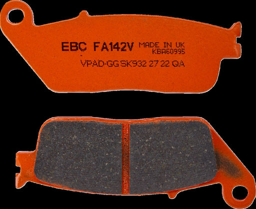 EBC Brake Pads Street Front Semi-Sintered Metal Semi-Metallic Set of 2