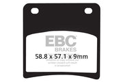 EBC Vee Semi-Sintered Brake Pads for 1986-1997 SUZUKI Street Front Rear Semi-Sintered Metal Semi-Metallic Pair
