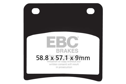EBC Vee Semi-Sintered Brake Pads for 1986-1997 SUZUKI Street Front Rear Semi-Sintered Metal Semi-Metallic Pair