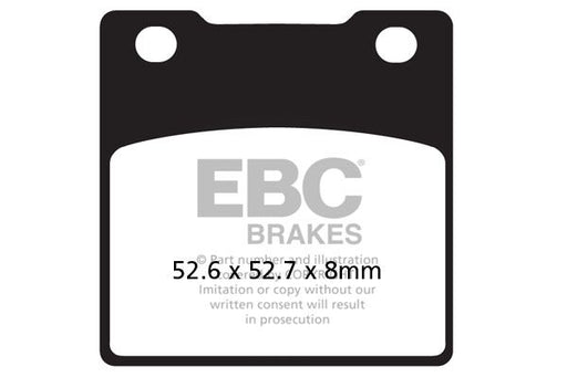 EBC Vee Semi-Sintered Brake Pads for 1979-1981, 1989-2006 KAWASAKI Street Rear Semi-Sintered Metal Semi-Metallic Pair