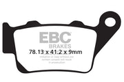 EBC Vee Semi-Sintered Brake Pads Street Rear Semi-Sintered Metal Semi-Metallic Pair #FA213V