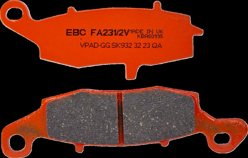 EBC Brake Pads Street Rear Semi-Sintered Metal Semi-Metallic Set of 2
