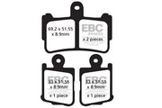 EBC FA-HH Series Sindered Brake Pads for 2010-2016 HONDA VFR 1200 F Street Front Sintered Metal Pair