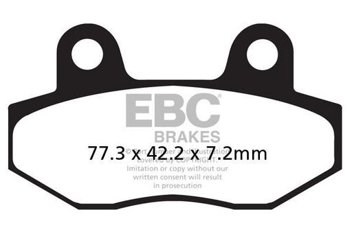 EBC SFA-HH Series Sindered Scooter Brake Pads Street Front Rear Sintered Metal Pair