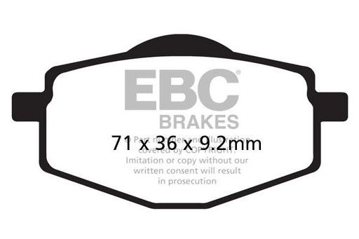 EBC SFA-HH Series Sindered Scooter Brake Pads Street Front Rear Sintered Metal Pair